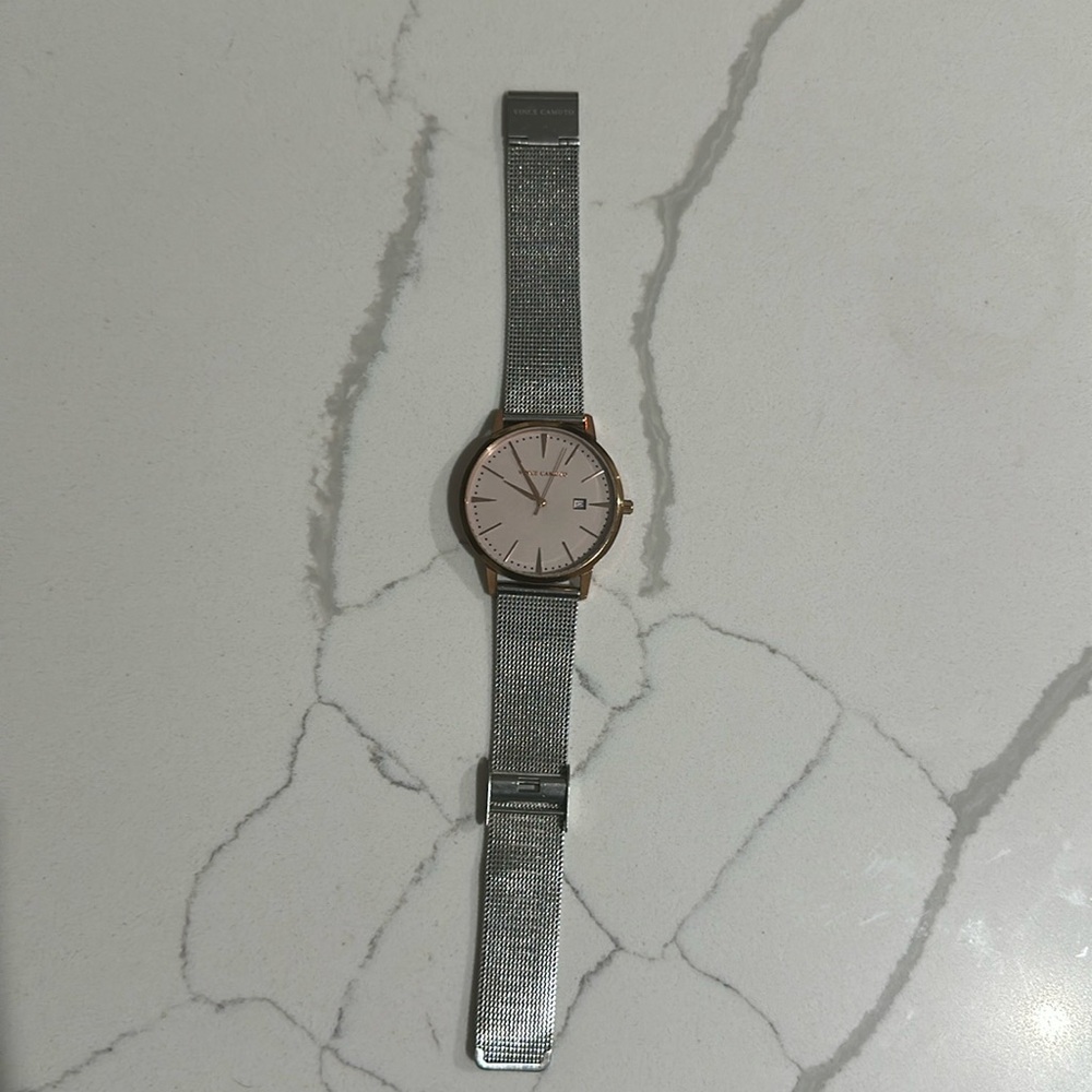 Vince Camuto Women's VC/5301TPRT Mesh Bracelet Watch